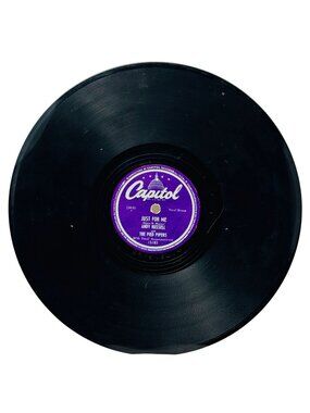 Andy Russell & The Pied Pipers Just For Me 10 Inch Shellac 78 RPM Capitol 15183